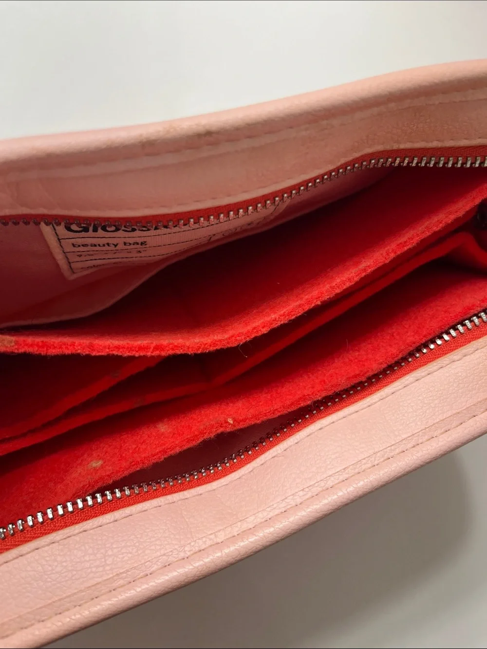 Glossier beauty bag
